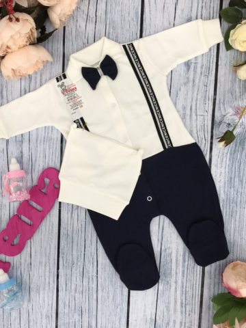 Купить оптом 207. Комбинезон ясельный с шапкой,100% хлопок интерлок в Казани