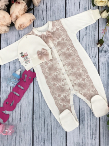 Купить оптом 216-П. Комбинезон с шапкой,100% хлопок интерлок в Казани